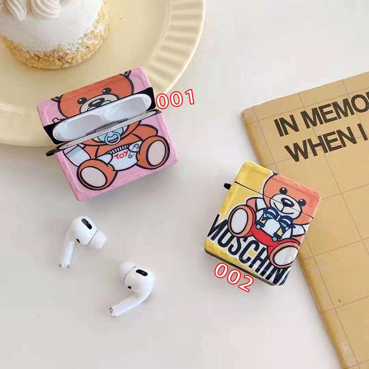 moschino  Airpods ケース ロゴ付き