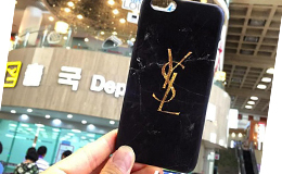 イヴサンローラン YSL iphoneX ケース 大理石 